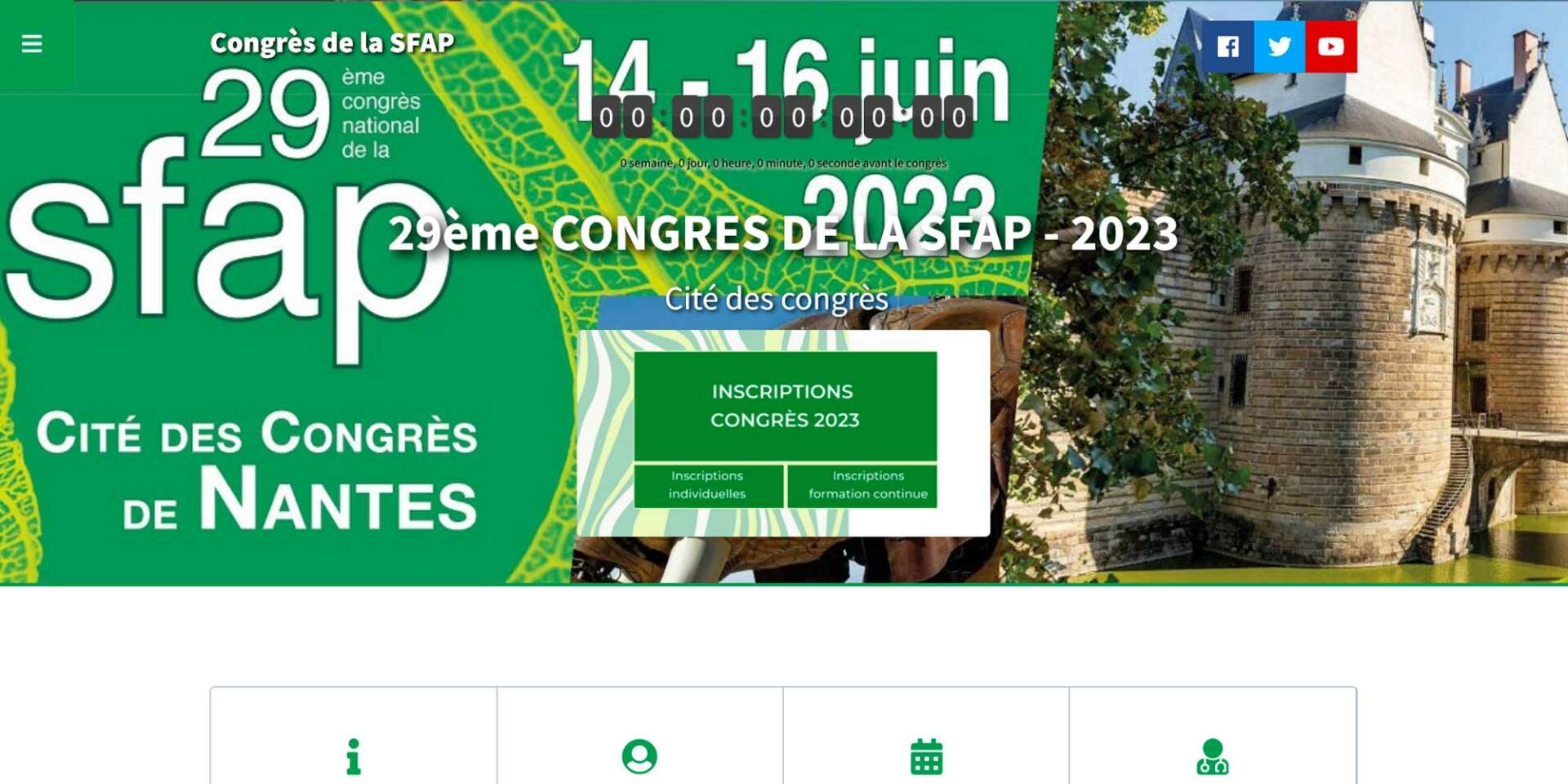 Nos bénévoles sont présents au 29ème congrès de la SFAP à Nantes